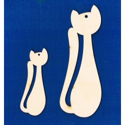 Zakładka 16,5cm + zawieszka 10cm / kmpl 2szt / kotki  ( nr3 ) zawieszka kot